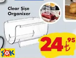 CLEAR ŞİŞE ORGANİZER